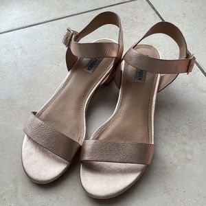 Steve Madden bronze sandals